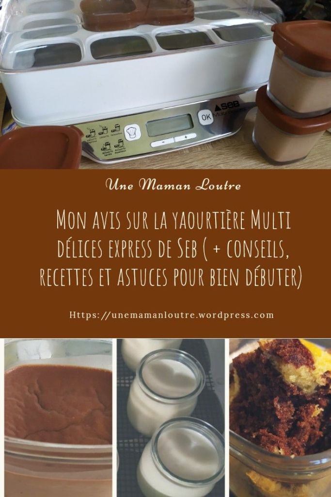 Yaourtière Seb 12 pots Multi Delices Express et Vegetal YG661310