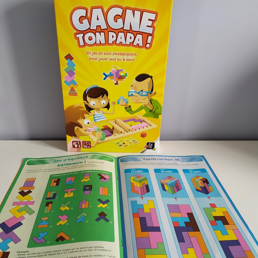 Mon avis sur Gagne ton papa de Gigamic : le jeu original et intelligent  pour toute la famille – Le blog et les jeux d'une Maman Loutre