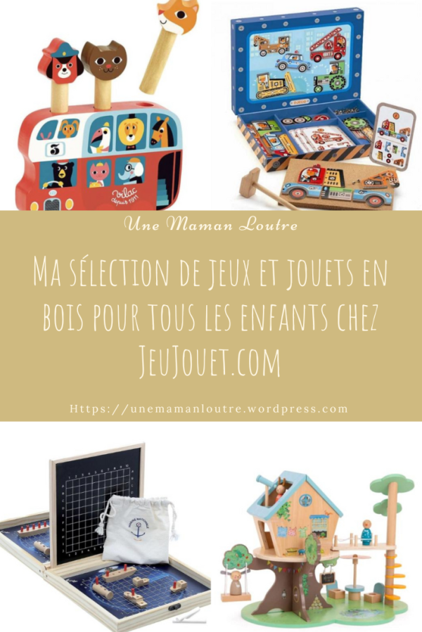 Ma sélection de jeux et jouets en bois pour tous les enfants chez JeuJouet.com