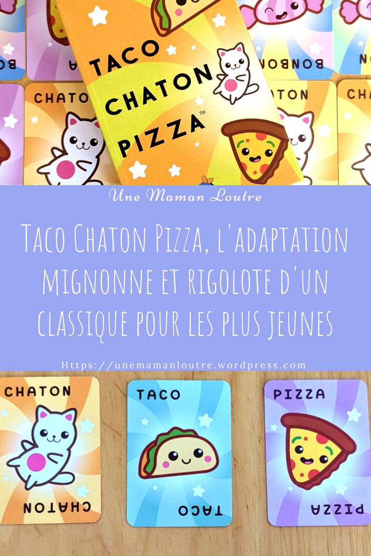 Taco Chat Bouc Cheese Pizza, jeu de société Blue Orange