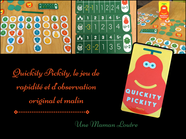 Mon avis sur Quickity Pickity, l'original jeu d'observation et de rapidité dès 6 ans